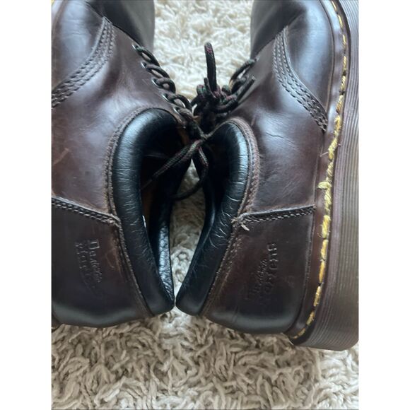 VTG Dr. Martens 8053 Brown Leather Oxfords Dress Shoes England US Mens 11 UK 10 - Picture 6 of 14